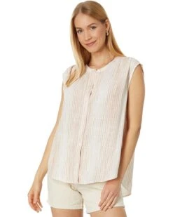 Splendid Lola Sleeveless Button-Up Top | Shirts & Tops