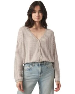 Splendid Bri Striped Cardigan | Sweaters