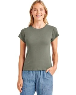 Splendid Faye Crewneck Tee | Shirts & Tops -Sofft Shoes Store 81pOGU38NyL. AC SR736920