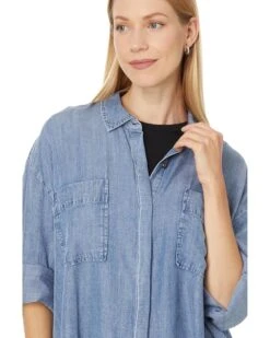 Splendid Macie Indigo Button Down | Shirts & Tops -Sofft Shoes Store 915OBV4RkrL. AC SR736920